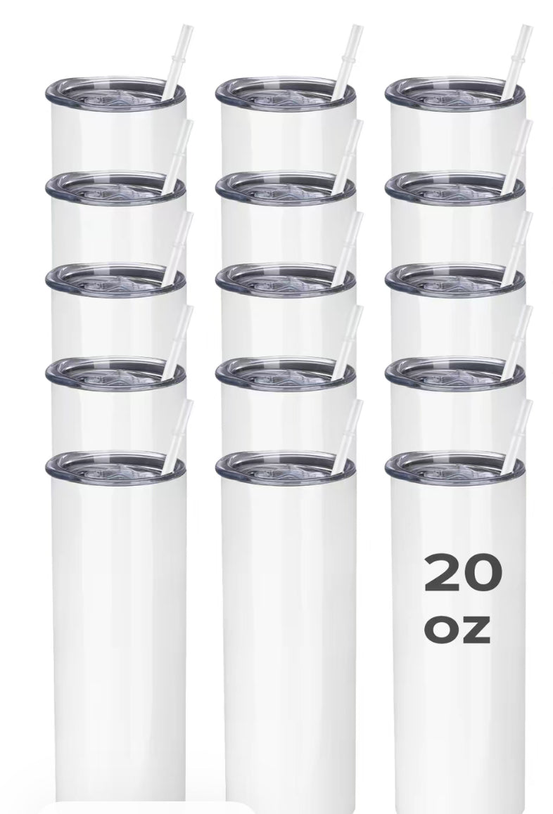 20oz Skinny Sublimation Tumbler