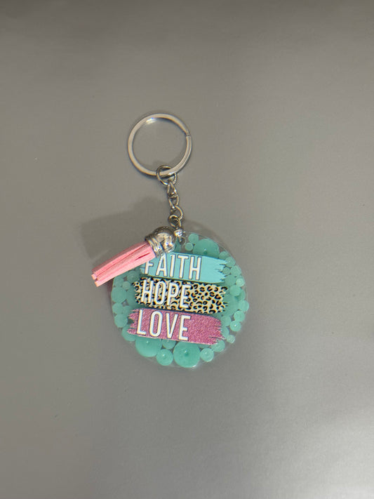 Faith Hope Love w/ Rhinestone