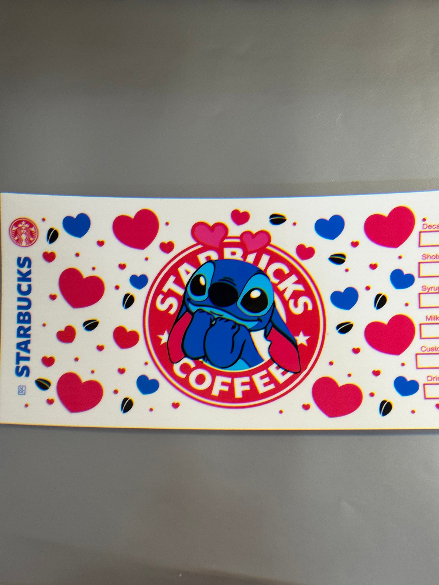Heart Starbucks Stitch