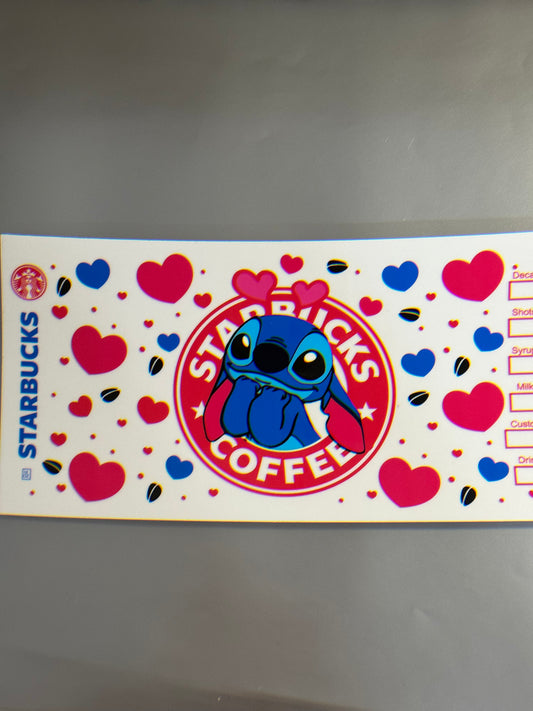 Heart Starbucks Stitch