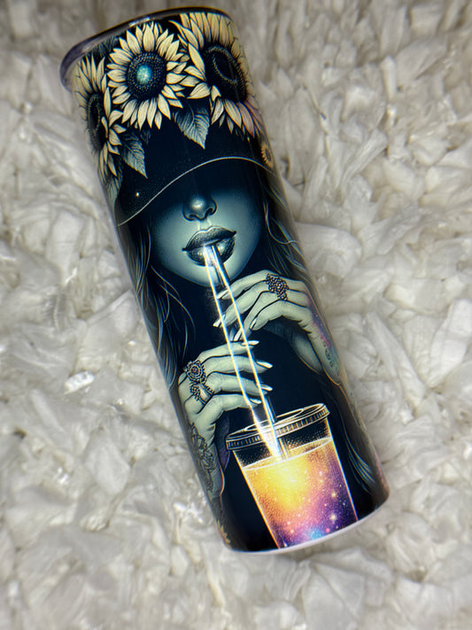Sunflower Girl Tumbler